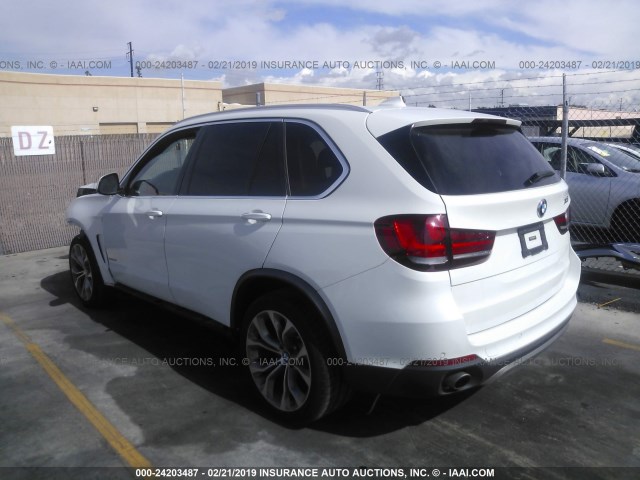 5UXKR2C53G0H41921 - 2016 BMW X5 SDRIVE35I WHITE photo 3