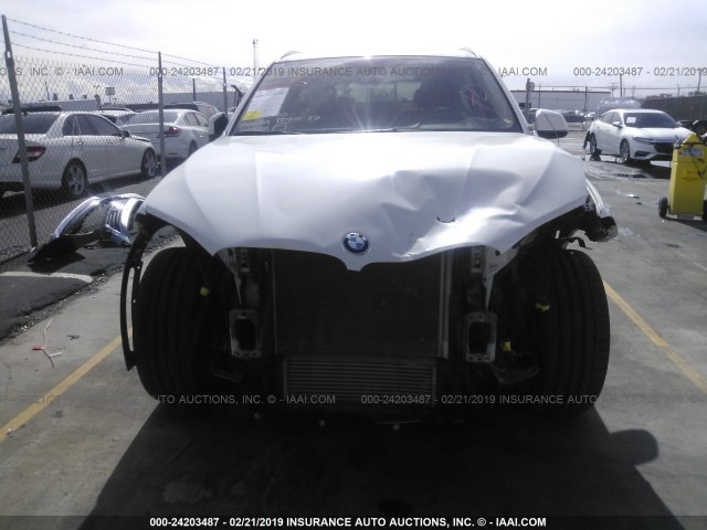 5UXKR2C53G0H41921 - 2016 BMW X5 SDRIVE35I WHITE photo 6