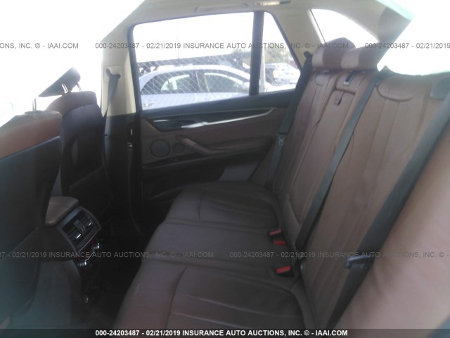 5UXKR2C53G0H41921 - 2016 BMW X5 SDRIVE35I WHITE photo 8