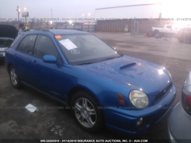 JF1GG29663H802139 - 2003 SUBARU IMPREZA WRX BLUE photo 1