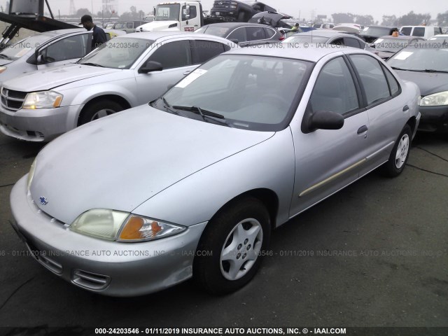 1G1JC524427211858 - 2002 CHEVROLET CAVALIER CNG SILVER photo 2