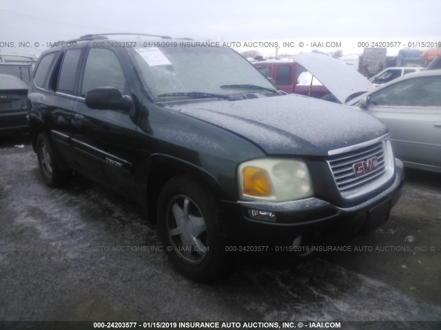 1GKDT13S222349331 - 2002 GMC ENVOY GREEN photo 1