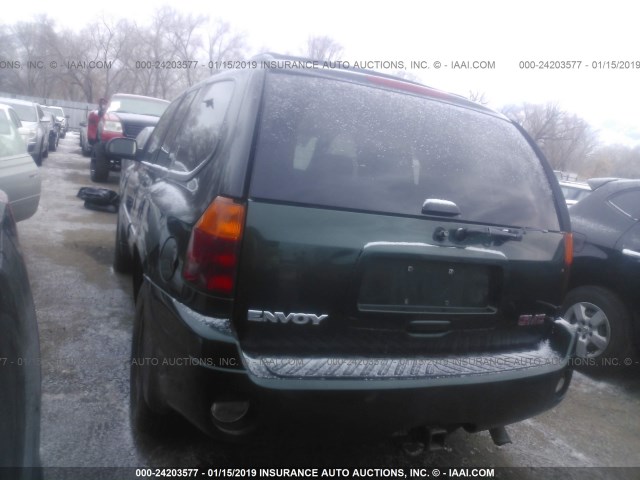 1GKDT13S222349331 - 2002 GMC ENVOY GREEN photo 3