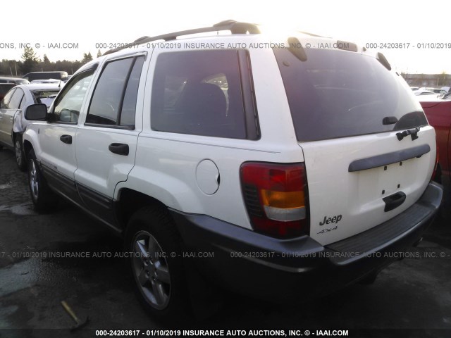 1J4GW48S94C336769 - 2004 JEEP GRAND CHEROKEE LAREDO/COLUMBIA/FREEDOM 白色 照片 3