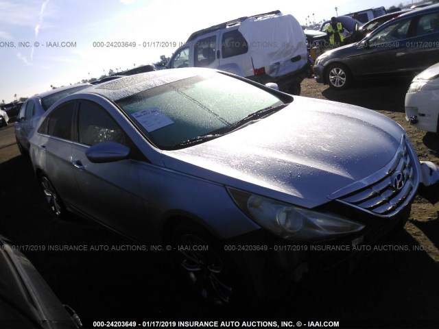 5NPEC4AB5BH202066 - 2011 HYUNDAI SONATA SE/LIMITED SILVER photo 1