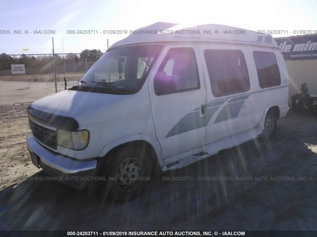 1FDEE14N2PHB84948 - 1993 FORD ECONOLINE E150 VAN WHITE photo 2