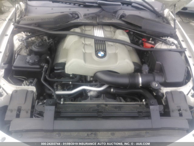 WBAEK734X5B260874 - 2005 BMW 645 CI AUTOMATIC 金色 照片 10