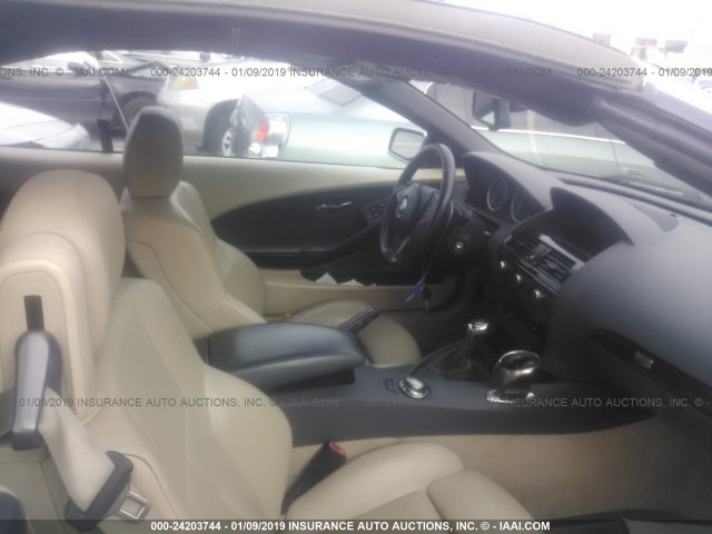 WBAEK734X5B260874 - 2005 BMW 645 CI AUTOMATIC 金色 照片 5