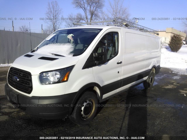 1FTBW2YG2GKB22555 - 2016 FORD TRANSIT T-350 WHITE photo 2