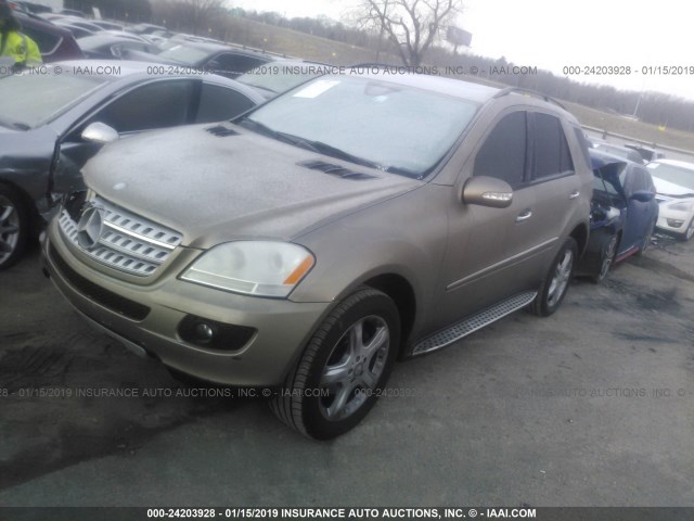 4JGBB22E18A329315 - 2008 MERCEDES-BENZ ML 320 CDI TAN photo 2