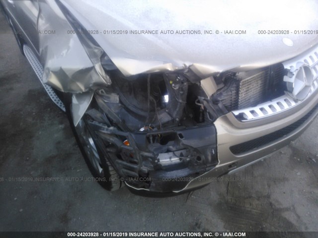 4JGBB22E18A329315 - 2008 MERCEDES-BENZ ML 320 CDI TAN photo 6