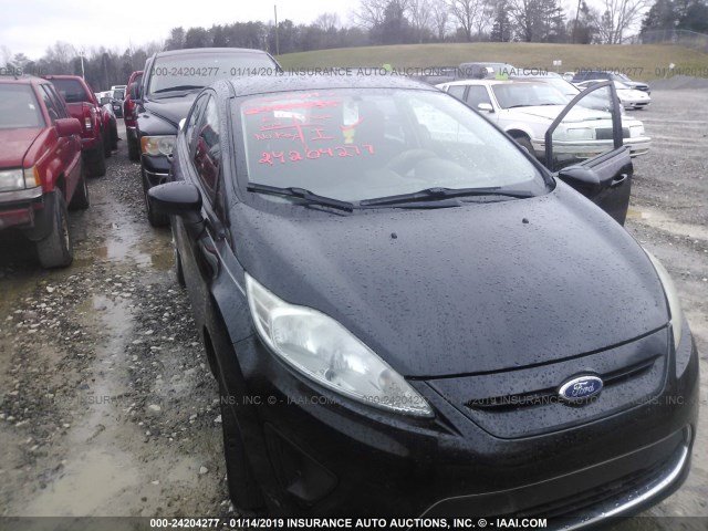 3FADP4EJ8BM189783 - 2011 FORD FIESTA SE BLACK photo 1