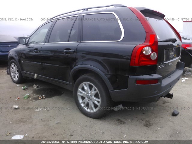 YV1CZ852851184742 - 2005 VOLVO XC90 V8 BLACK photo 3