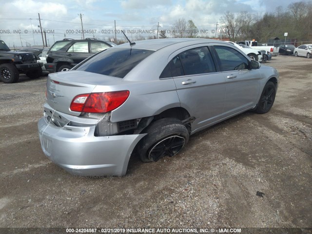 1C3CC5FB8AN152577 - 2010 CHRYSLER SEBRING LIMITED SILVER photo 4