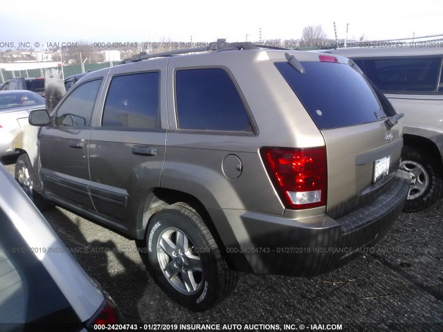1J4GR48K85C557403 - 2005 JEEP GRAND CHEROKEE LAREDO/COLUMBIA/FREEDOM 金色 照片 3