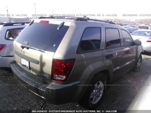 1J4GR48K85C557403 - 2005 JEEP GRAND CHEROKEE LAREDO/COLUMBIA/FREEDOM 金色 照片 4