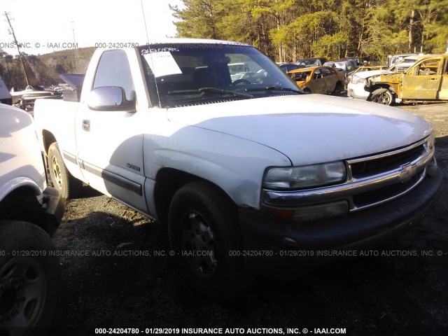 1GCEC14T7YZ172606 - 2000 CHEVROLET SILVERADO C1500 WHITE photo 1