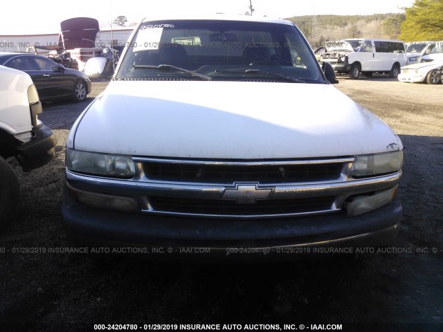 1GCEC14T7YZ172606 - 2000 CHEVROLET SILVERADO C1500 WHITE photo 6