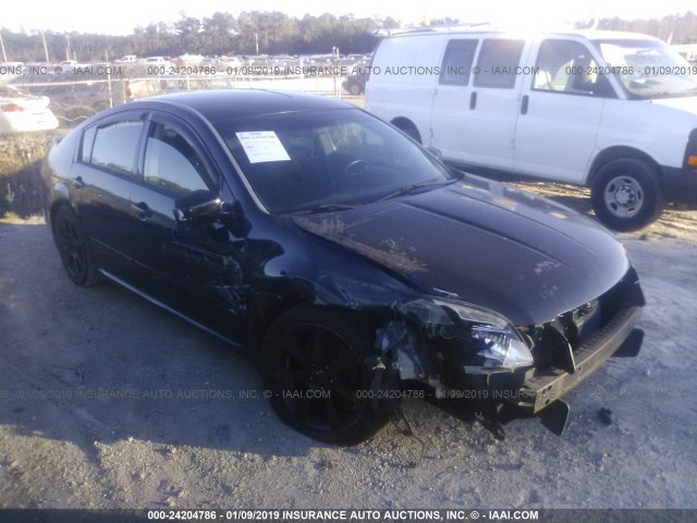 1N4BA41EX7C819409 - 2007 NISSAN MAXIMA SE/SL BLACK photo 1