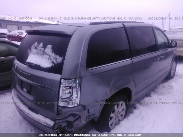 2C4RC1BG1FR545766 - 2015 CHRYSLER TOWN & COUNTRY TOURING SILVER photo 4