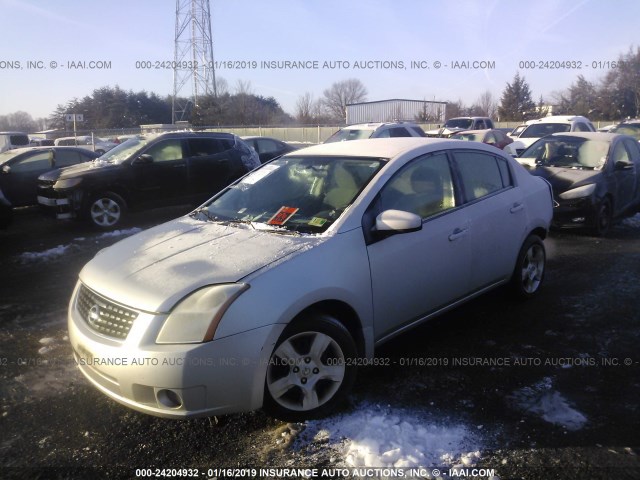 3N1AB61E98L724203 - 2008 NISSAN SENTRA 2.0/2.0S/2.0SL SILVER photo 2