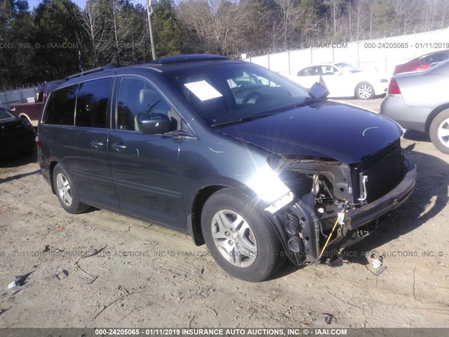 5FNRL38796B055560 - 2006 HONDA ODYSSEY EXL GRAY photo 1