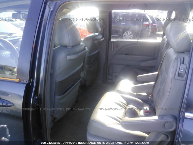 5FNRL38796B055560 - 2006 HONDA ODYSSEY EXL GRAY photo 8