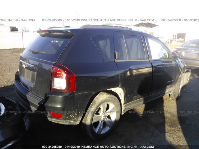 1C4NJDBB2GD557052 - 2016 JEEP COMPASS SPORT BLACK photo 4