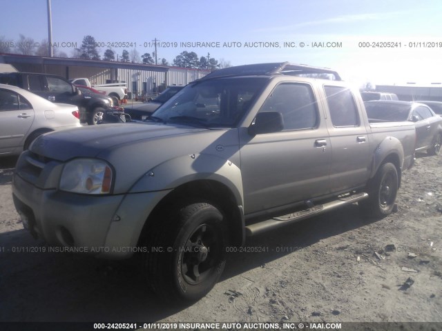 1N6ED27TX3C438952 - 2003 NISSAN FRONTIER CREW CAB XE/CREW CAB SE Champagne photo 2