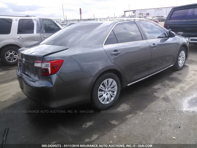 4T4BF1FK9ER383279 - 2014 TOYOTA CAMRY L/SE/LE/XLE 灰色 照片 4
