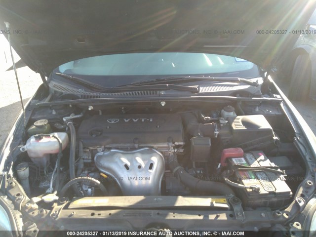 JTKDE177570144335 - 2007 TOYOTA SCION TC შავი ფოტო 10