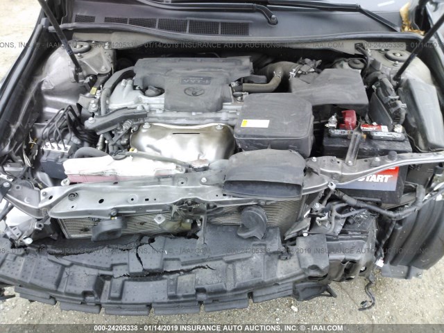 4T4BF1FKXGR541308 - 2016 TOYOTA CAMRY LE/XLE/SE/XSE GRAY photo 10