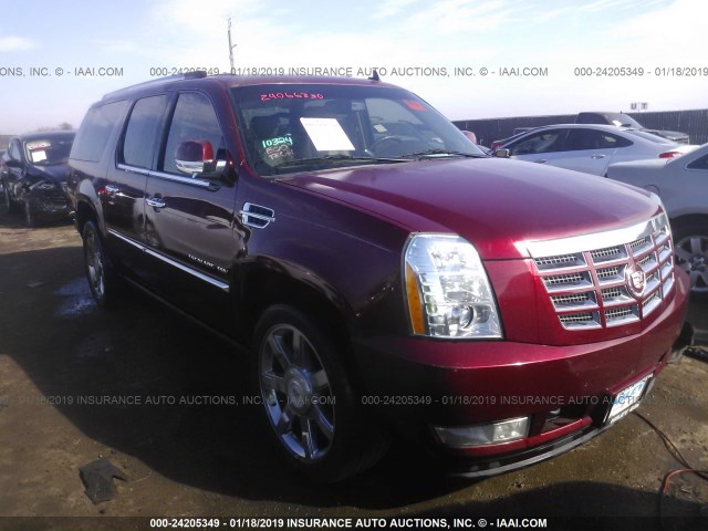 1GYS4JEF1BR144875 - 2011 CADILLAC ESCALADE ESV PREMIUM RED photo 1