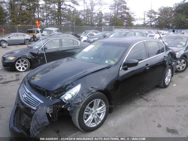 JN1CV6AR7BM354028 - 2011 INFINITI G37 BLACK photo 2