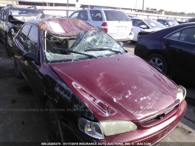 1NXBR12E4YZ373409 - 2000 TOYOTA COROLLA VE/CE/LE 勃艮第红 照片 1