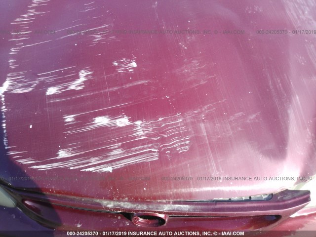 1NXBR12E4YZ373409 - 2000 TOYOTA COROLLA VE/CE/LE 勃艮第红 照片 10