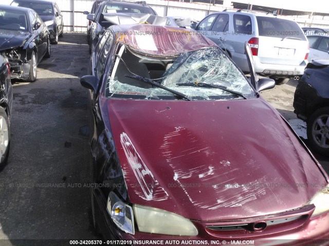 1NXBR12E4YZ373409 - 2000 TOYOTA COROLLA VE/CE/LE 勃艮第红 照片 6