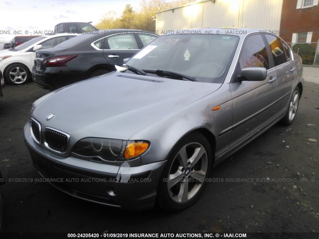 WBAEW53404PG11658 - 2004 BMW 330 XI GRAY photo 2