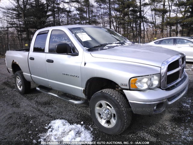 1D7KU28D24J211321 - 2004 DODGE RAM 2500 ST/SLT 银色 照片 1