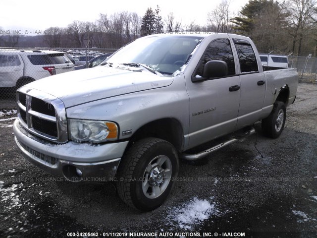 1D7KU28D24J211321 - 2004 DODGE RAM 2500 ST/SLT 银色 照片 2