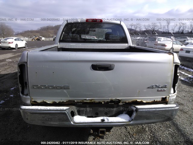 1D7KU28D24J211321 - 2004 DODGE RAM 2500 ST/SLT 银色 照片 6