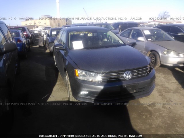 3VWL17AJ3FM309782 - 2015 VOLKSWAGEN JETTA SEL GRAY photo 1