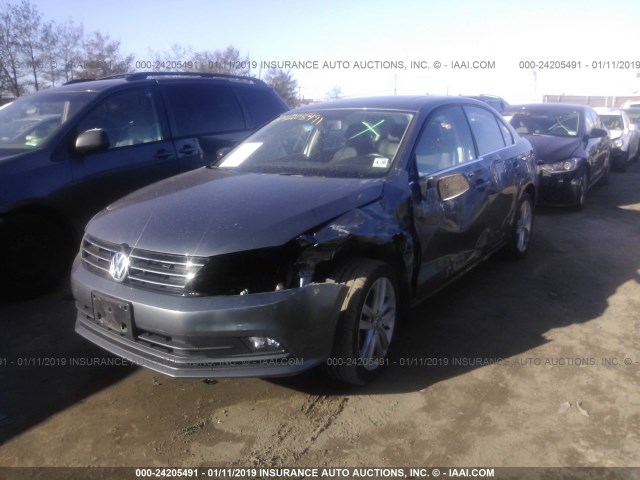 3VWL17AJ3FM309782 - 2015 VOLKSWAGEN JETTA SEL GRAY photo 6