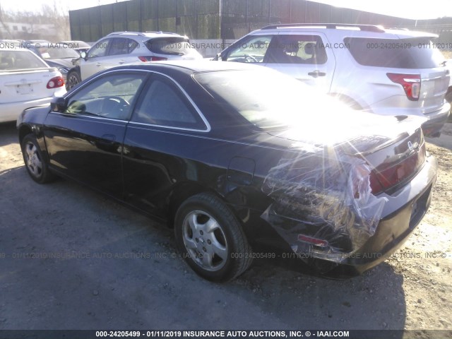 1HGCG3171YA023932 - 2000 HONDA ACCORD EX BLACK photo 3