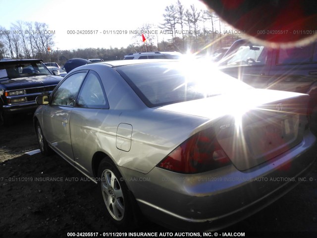 1HGEM229X3L086505 - 2003 HONDA CIVIC EX GRAY photo 3