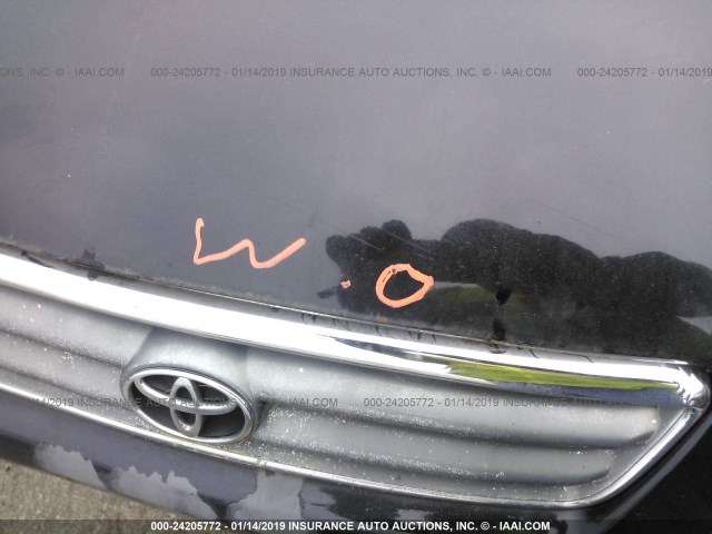 4T1BF28K71U117959 - 2001 TOYOTA CAMRY LE/XLE BLACK photo 10