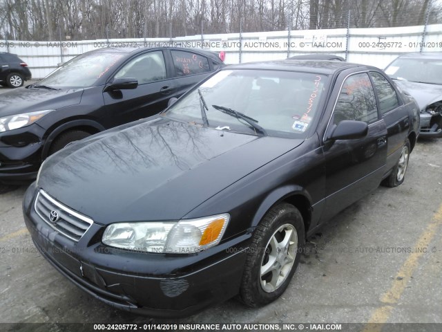 4T1BF28K71U117959 - 2001 TOYOTA CAMRY LE/XLE BLACK photo 2