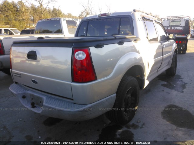 1FMZU77EX3UB43018 - 2003 FORD EXPLORER SPORT TR  SILVER photo 4