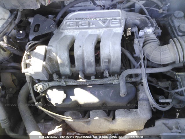 2B4GD45R2MR208407 - 1991 DODGE CARAVAN SE WHITE photo 10