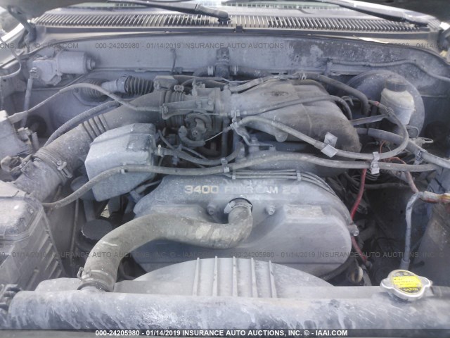 5TEHN72N42Z012466 - 2002 TOYOTA TACOMA DOUBLE CAB 银色 照片 10